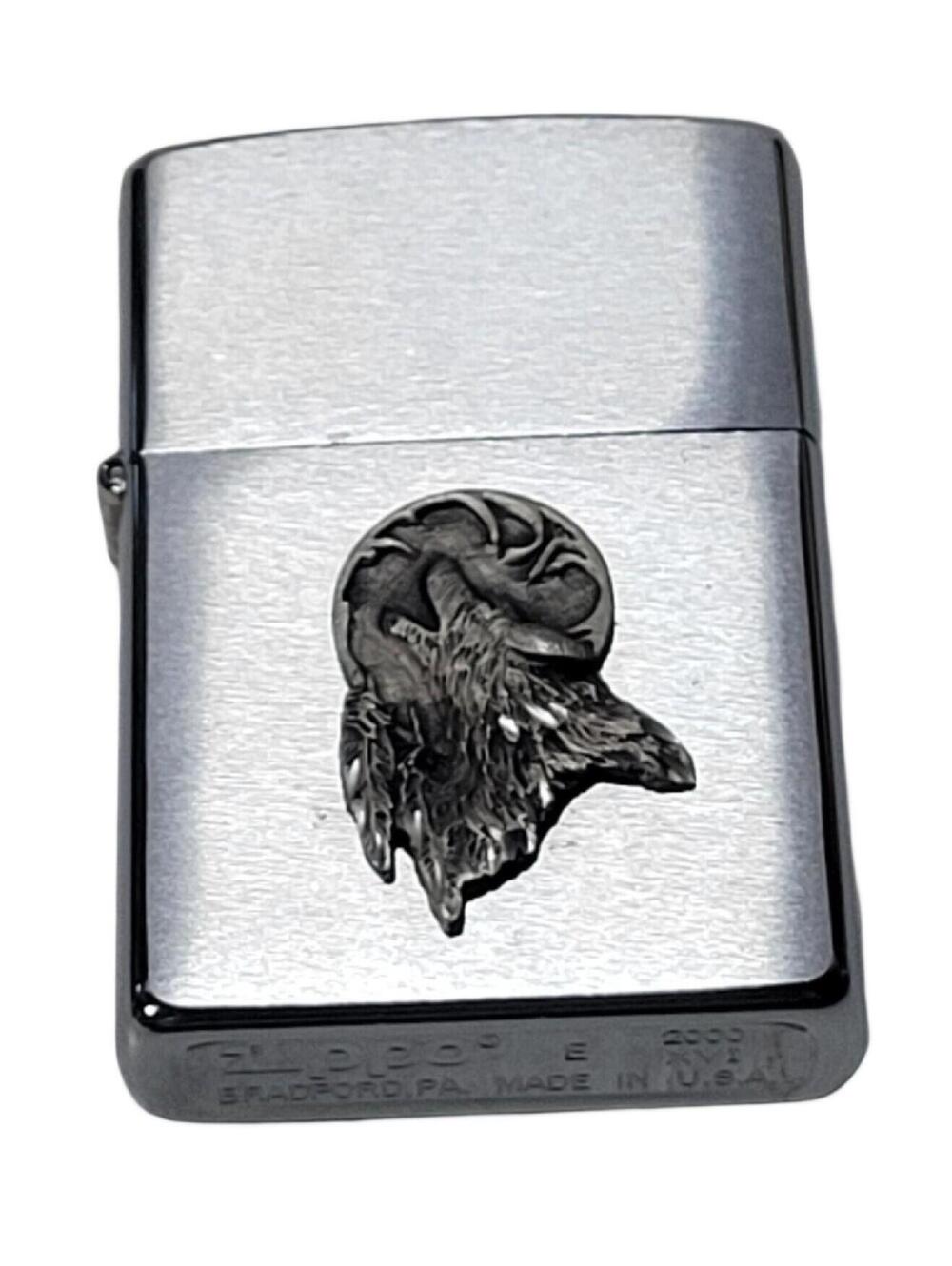 Zippo Lighter Coyote Southwestern Series Pewter  Dreamcatcher New Unfired 2000